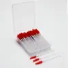 Caja de 50 Piezas Varilla de Cristal Espiral Multicolor de Un Solo Uso Cepillo para Lavar Pestañas Cejas Pestañas Doble Propósito Stock Listo Venta al por Mayor