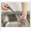 Cepillo para tazas, cepillo para artefactos de tazas, cepillo para tazas de agua, cepillo para botellas de leche de mango largo, sin ángulo muerto para manchas de té, pegamento suave, cepillo pequeño