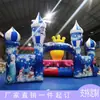 Castillo inflable de nieve paraíso arco de película de aire terreno grande exterior pulpo giratorio Banana Boat