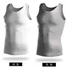 Chaleco de Algodón Puro para Hombre Estilo Nuevo con Canalé Fino Elástico en Negro y Blanco, Adecuado para Jóvenes Adultos, Deportes, Espalda de Nadador, Hombro Estrecho, Venta al por Mayor