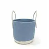 Cesta de Almacenamiento Tejida con Cuerda de Algodón para Uso Doméstico, Cesta Plegable para Juguetes Infantiles, Cesta de Almacenamiento para Ropa y Artículos Varios de Dormitorio, Cesta de Almacenamiento para Mamá y Bebé