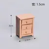 Casa de muñecas casa de muñecas mini 1:12 sofá cama muebles europeos mesa de centro dispensador de agua accesorios de exhibición en miniatura