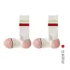 Meias Personalizadas para Mulheres, Meias Esportivas, Meias de Algodão de Cano Médio, Meias Femininas para Badminton, Meias Longas com Fundo de Toalha Amortecedoras e Absorventes de Suor