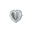 DIY Gel de Cristal Gotas Geométricas Amor Molde Espejo 3D Tridimensional Corazón Colgante Yeso Coche Molde de Silicona