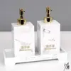 Frasco de álcool em gel cerâmica box de chuveiro Hotel Hotel estilo europeu Frasco Dew frasco vazio sub-embalagem luxo leve