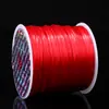 Cuerda Elástica Plana Círculo Grande, Resistente al Desgaste, Adecuada para Ensartar Cuentas, Pulseras de Cristal, Hilo Elástico de Colores, Joyería Hecha a Mano, Cordón para Tejer, Venta al por Mayor