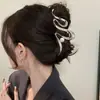 Presilha de Cabelo de Luxo Leve para Cabelos Finos, Presilha de Tubarão Florzinha Fofa Nova 2026, Pinça de Cabelo Grande de Acrílico para Mulheres