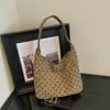 Bolsa grande estilo coreano de bolinhas para mulheres, nova moda 2026 bolsa de ombro, bolsa tote versátil para o dia a dia, transfronteiriça
