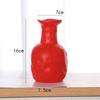 Vaso de plástico cerâmico imitação nórdica de fábrica resistente a quedas transfronteiriço flor artificial flor carnuda vaso de flores saco da sorte fruta vermelha flor seca casamento