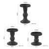 Candelabro de Vidrio Romano Vintage Estilo Europeo Alto Portavelas para Aromaterapia Adorno Decorativo para el Hogar Dorado Base para Vela