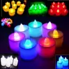 Vela Electrónica LED Brillante, Luz de Vela Colorida Sin Humo, Propuesta, Confesión, Celebración de Cumpleaños, Paquete de Celebración de Boda, Cambio de Color Colorido
