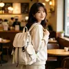 Mochila urbana casual multifuncional ligera para mujer, mochila tipo cubo para commuting, mochila escolar para estudiante universitario, impermeable y ligera