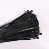 Venta al por mayor transfronteriza de bridas de plástico autoblocantes negras y blancas, suministro directo del fabricante, bridas de nylon fabricadas con materiales nuevos, bridas de plástico de estándar nacional con especificaciones completas