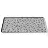 Tapete Grande de Silicone para Máquina de Café Amazon Tapete Anti-Gotejamento para Xícara de Café Tapete de Proteção para Bancada com Isolamento Térmico Bandeja Secadora de Louça