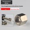 Acessórios para purificador de água Porca de torneira de pescoço de ganso de 2 pontos Acessórios para torneira de bebida direta Porca hexagonal fixa Dentes finos