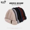 Gorro de Melón Tejido Cálido de Invierno para Exteriores Ciclismo Protección contra el Frío Protección para los Oídos Gorro de Tejer Versátil Simple para Hombre Gorro de Lana