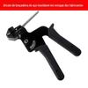 Alicate de amarração de aço inoxidável pistola de amarração enfardadeira marinha auto-travamento apertador de cinto de aço amarrador de aço inoxidável alicate de ferramenta de cinto de aço inoxidável