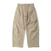 Ropa de Hombre Beijie Verano 2026 Nuevos Pantalones de Trabajo Lavados para Hombre Pantalones Casuales Sueltos Retro Pantalones Rectos de Moda