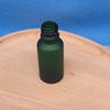Botella gotero de aceite esencial de madera de bambú esmerilado, color té, negro, azul, verde, botella de muestra de perfume esmerilada, botella rellenable blanca esmerilada
