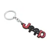 Chaveiro de metal modificado para carro JDM NOS HKS pingente de liga de zinco para Toyota Honda