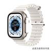 Adecuado para Apple Iwatchs109 Deportivo Transpirable S11 Silicona Marina Hebilla de Doble Pin Correa de Reloj 8765Ultra