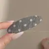 Pinza para el Cabello Retro con Flecos Accesorios para el Cabello Pinza para el Cabello Estampado de Leopardo Pinza de Pato Linda de Lana Barrette Estilo Pequeño Perfume Floral para Mujer Accesorios para el Cabello
