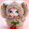Super Lindo de Alta Venta Conejo de Peluche con Encaje de Lichi Colgante de Bolso de Conejo de Orejas Caídas Llavero Regalo para Mejor Amiga