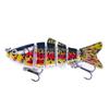 Cebo biónico HENGJIA de múltiples secciones, 10 cm y 18 g, para pesca en el exterior, cebo sumergible en caliente, 6 cebos Luya al por mayor