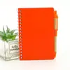 Cuaderno de espiral grueso de bobina simple estilo americano transfronterizo, alto valor estético, mininota de bolsillo portátil para apoyo a celebridades