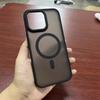 Adequado para Iphone18Promax Capa de Telefone Magnética de Cor Suave com Sensação de Pele, Capa Protetora Anti-Impressão Digital e Anti-Queda para Apple 17 e 16