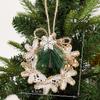 Pingente de Decoração de Árvore de Natal Transfronteiriço Alce Floco de Neve Pingente de Decoração para Casa Pingente de Decoração para Presente de Dia de Natal