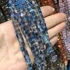 Nuevas cuentas sueltas de cristal cuadradas tridimensionales naturales de 6 mm, diversas cuentas de vidrio, pulseras, collares, accesorios de joyería, venta al por mayor