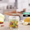 Atacado do Fabricante Potes Selados para Porta de Vidro, Potes de Pepino de Alho Laba, Potes de Kimchi, Potes Selados para Armazenamento de Maracujá, Embalagem a Granel