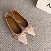 Nuevos Zapatos Planos de Moda Francesa Ultra Suaves 2025 con Punta Fina y Lazo para Mujer, Elegantes Zapatos Planos para el Trabajo