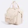 Mochila de Color Contrastante Bolsa de Mamá Nuevo Estilo Coreano Gran Capacidad Viaje Almacenamiento de Artículos para Bebé Viaje de Mamá Madre y Bebé