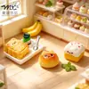 Miniaturas de paisaje, rollos de pastelitos lindos, pan de conejito, miniaturas lindas, juguetes de comida, decoraciones DIY, accesorios de bolsa sorpresa, adornos pequeños