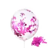 Globos Transparentes con Lentejuelas de 12 Pulgadas Accesorios de Decoración de Cumpleaños Suministros para Fiestas de Boda Globos de Decoración de Escena Venta al por Mayor
