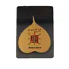 Hoja de Bodhi Fortuna Pegatina para Teléfono Móvil Cinco Ancianos Amarillo Fortuna Tara Verde Patrón del Zodiaco Hoja de Bodhi Natural Thangka Mayoreo