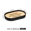 Conjunto de banheiro de alta qualidade, cor sólida, preto e branco, porta-sabonete, porta-escova de dentes, frasco de loção, copo de enxaguante bucal, caixa para cotonetes, exclusivo para exportação