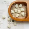 Série rosa contas de vidro tcheco doméstico sino de pássaro pena feito à mão folhas ouro pulseira diy acessórios de material