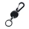 Hebilla Metálica Retráctil de Fácil Extracción Antiperdida Colgante para Mochila al Aire Libre Llavero Extractor de Alto Rebote Mosquetón en Stock