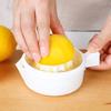 Exprimidor Japonés Naranja Limón Manual Simple Hogar Mini Portátil Separación Pulpa Jugo Plástico Blanco Exprimidor de Naranja