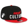 Novo Boné de Basquete da NBA Heat Lakers 76Ers Ajustável Unissex Hip-Hop Aba Reta Topo Duro Chapéu de Sol