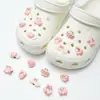 Zapatos Croc 2025 Accesorios Sencillos Ins Corazón Girly Zapatos Croc Hebillas de Zapatos Lindas de Gama Alta Versátiles Flores para Zapatos