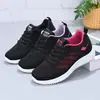 Novos Tênis Esportivos de Outono Femininos Leves com Absorção de Choque Tênis de Corrida Confortáveis com Solado Macio Malha Flyknit Tênis Casuais Cross-border Dropshipping