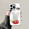 Para Capa de Celular Apple iPhone15 Mickey Minnie 14/13/12/11 Capa Dura XR/XSMAX/8plus