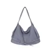 Bolso de Hombro de Mezclilla Estilo Retro Transfronterizo, Gran Capacidad, Casual y de Moda para el Viaje Diario, Bolso Tote Versátil para Debajo de la Axila para Chicas