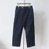 Jeans de Mezclilla Cruda Kita 01 de Hombros Descubiertos Pierna Recta Delgado