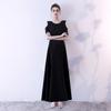 Vestido de Noche de Comercio Exterior 2026 Nuevo Ajustado Anfitrión de Fiesta Vestido Largo Sitio Independiente de Aliexpress Vestido de Dama de Honor