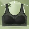 Chaleco de ropa interior sin costuras transfronterizo para tallas grandes, sin aros, cómodo y transpirable, con efecto push-up y sujetador de soporte lateral para el pecho